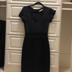 Rebecca Taylor tweed and silk dress